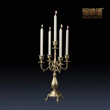 Медные декоративные подсвечники "Мастер" предметы домашнего обихода орнамент