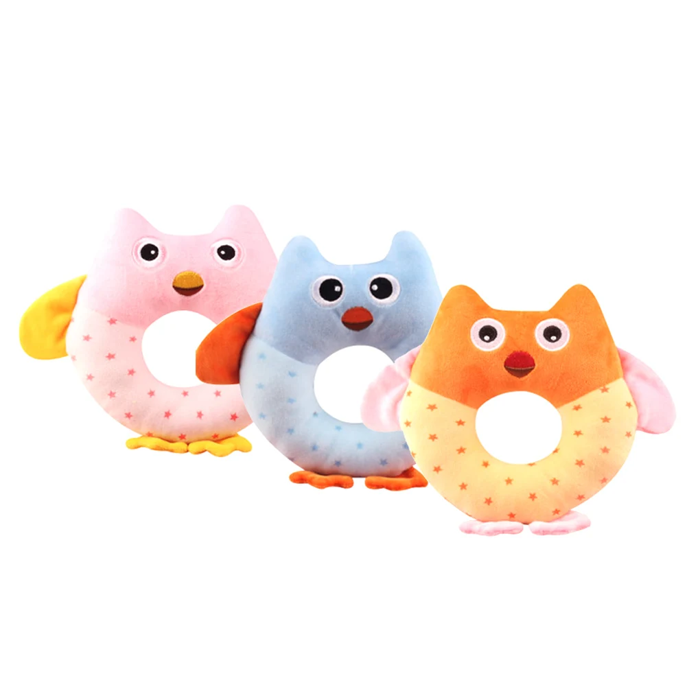 Baby owl multifunctional baby hand Toy cute baby gift-in