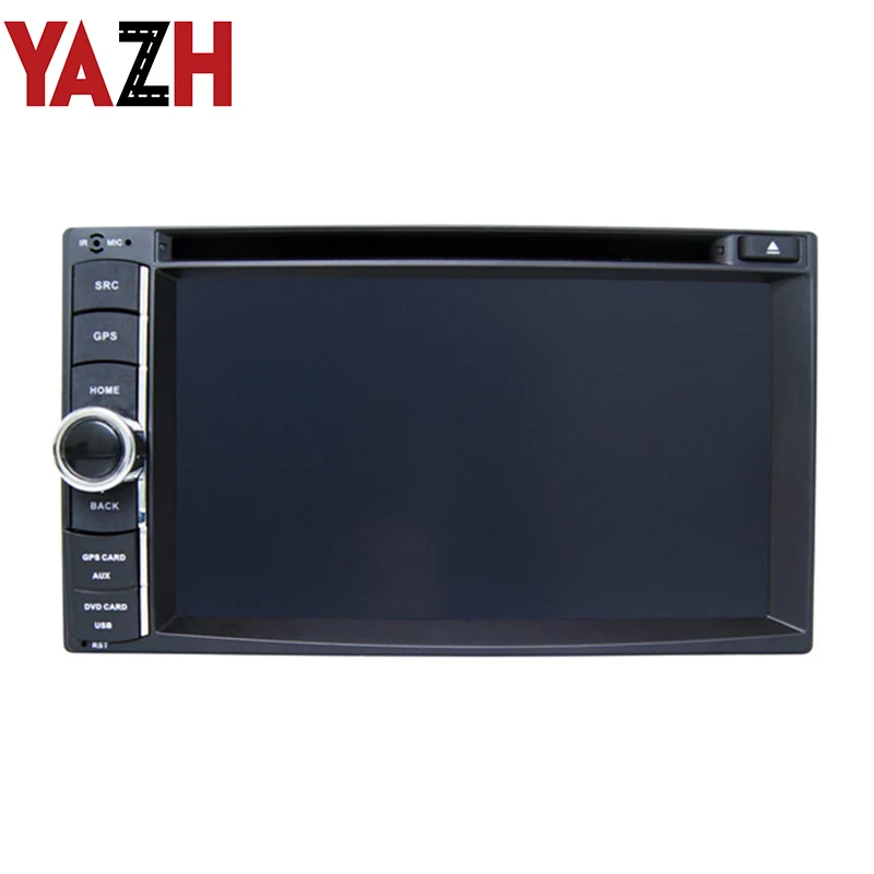 Best YAZH 174mm*98mm 6.2 inch universal Car Radio 2 din Car DVD Player GPS Navigation In dash Car PC Stereo Head Unit video+Free Map 4