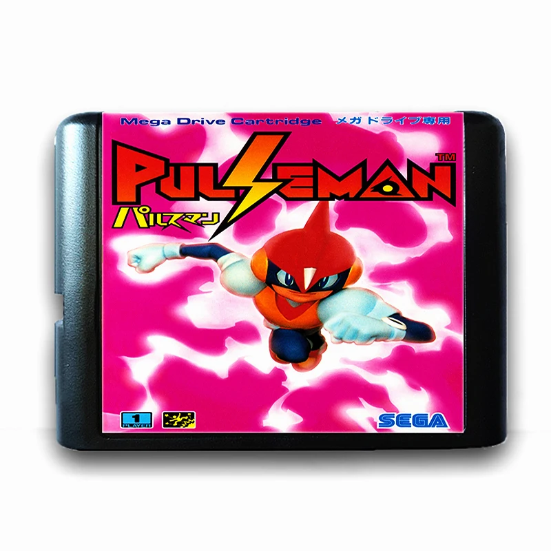 

Pulseman for 16 bit Sega MD Game Card for Mega Drive for Genesis US PAL Version Video Game Console