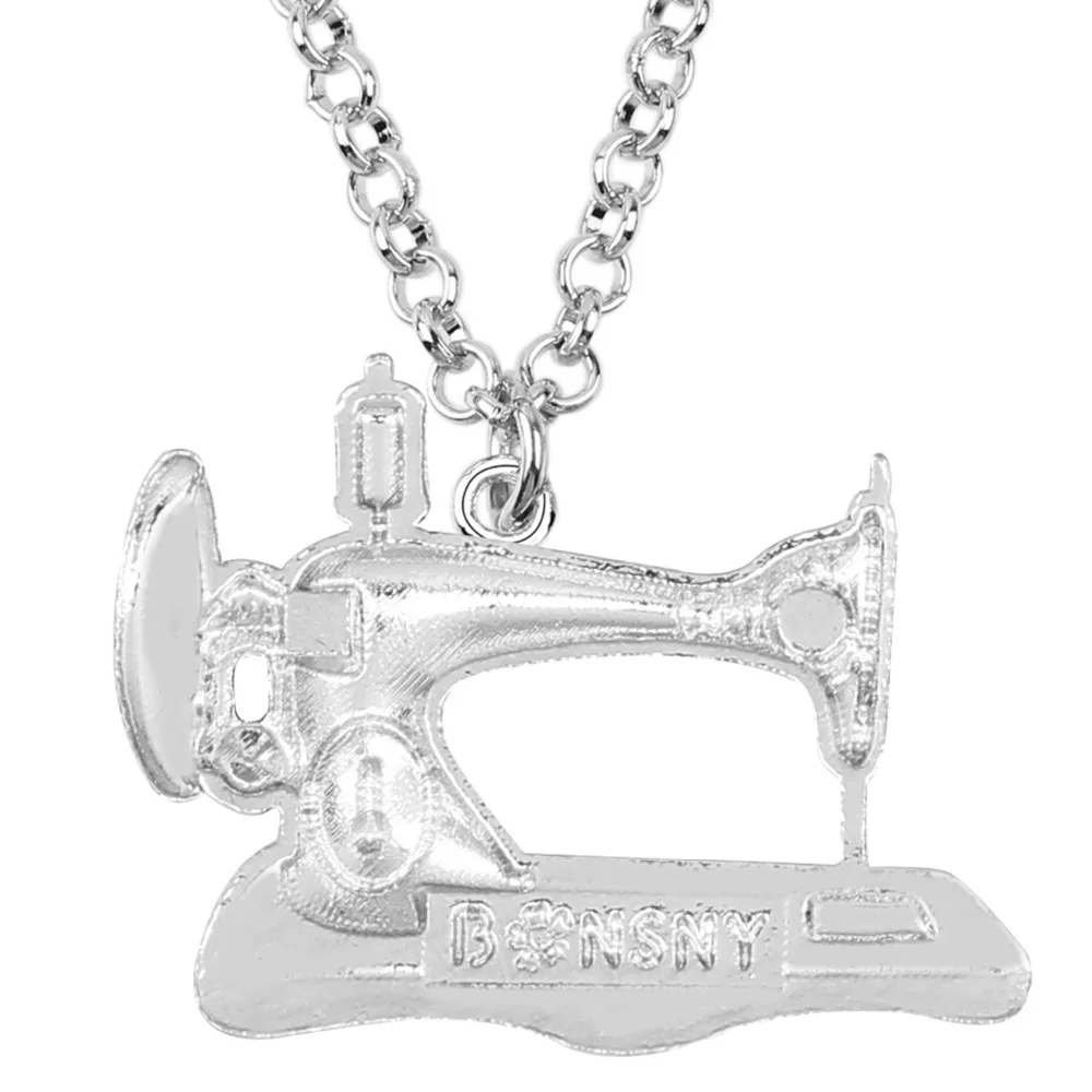 Bonsny эмалированный сплав Стразы цветочный шитье ожерелье с кулоном в форме машины Кулон Воротник модные винтажные инструменты ювелирные изделия для женщин подарок для девочек