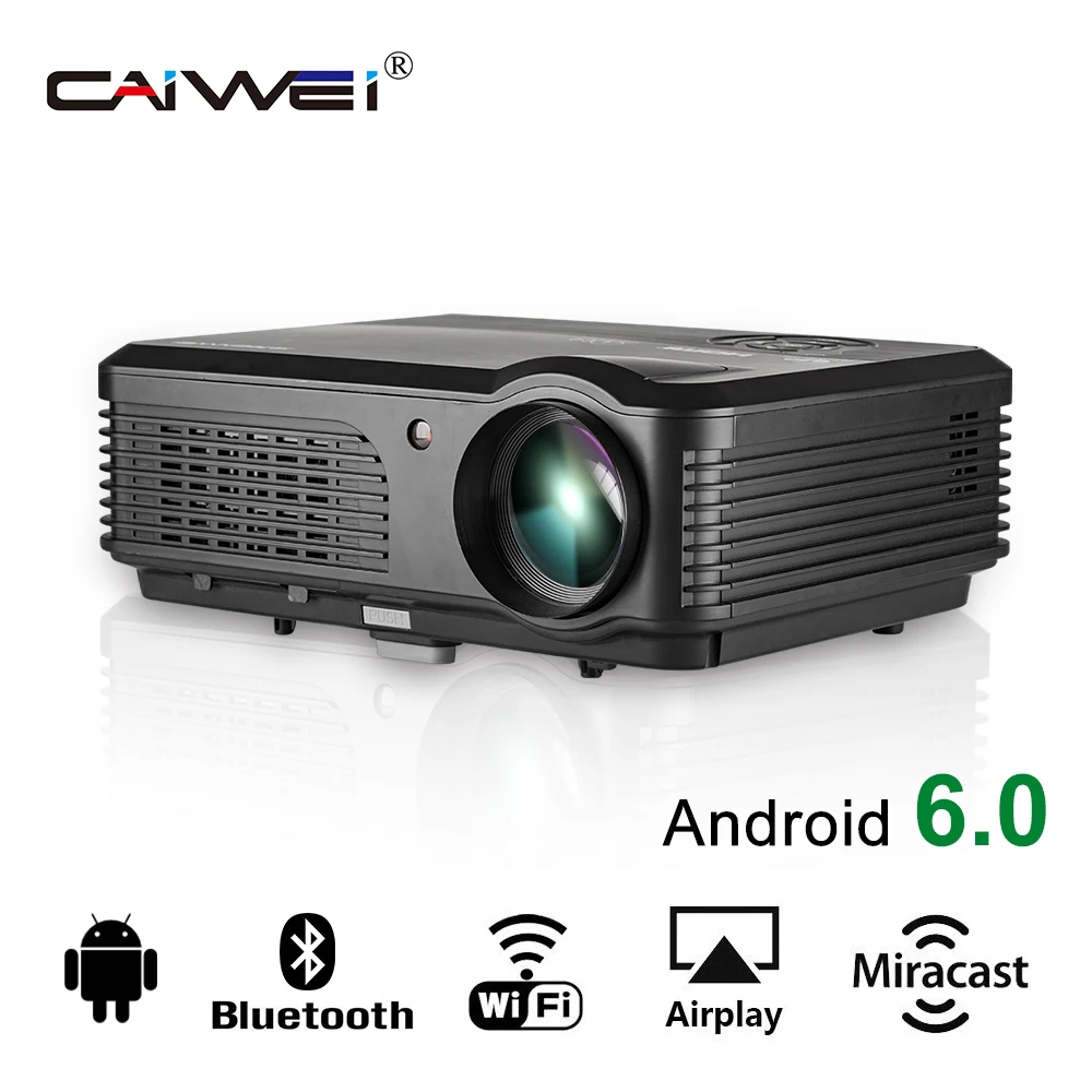 

Smart Android Wifi LCD Projector Bluetooth Home Theater Mobile Proyector Full HD Video Projeksiyon For Smartphone TV Laptop