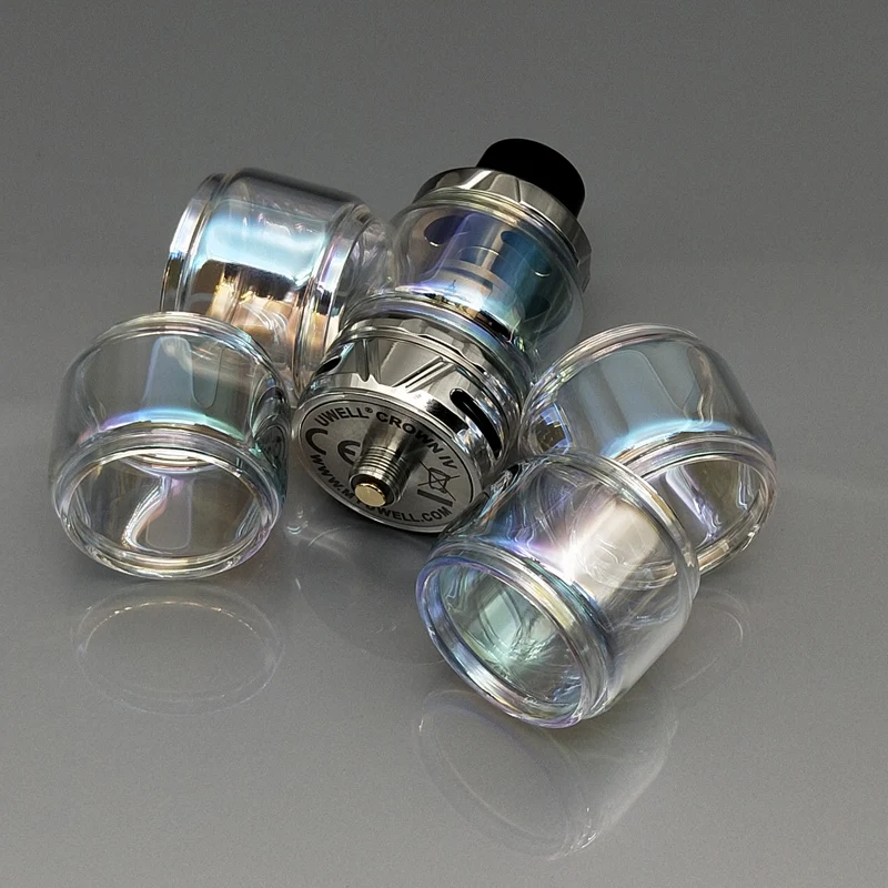 

Electronic Cigarette Accessories 1pcs Replacement Pyrex Glass Tube with 510 drip tip for Crown IV Atomizer
