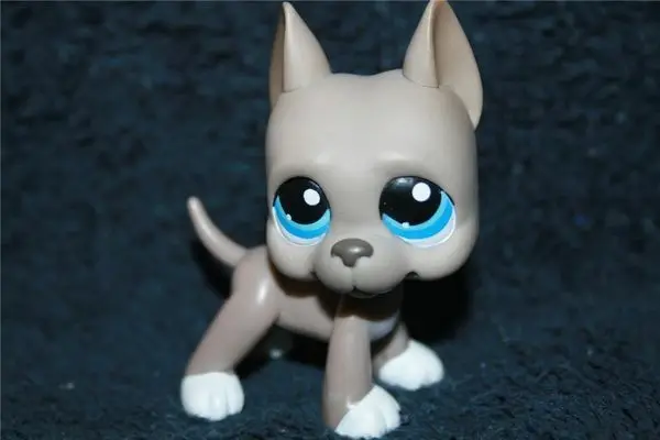 

Littlest Animal Pet DANE Dog Child Girl Figure Littlest Toy Loose Cute LP940