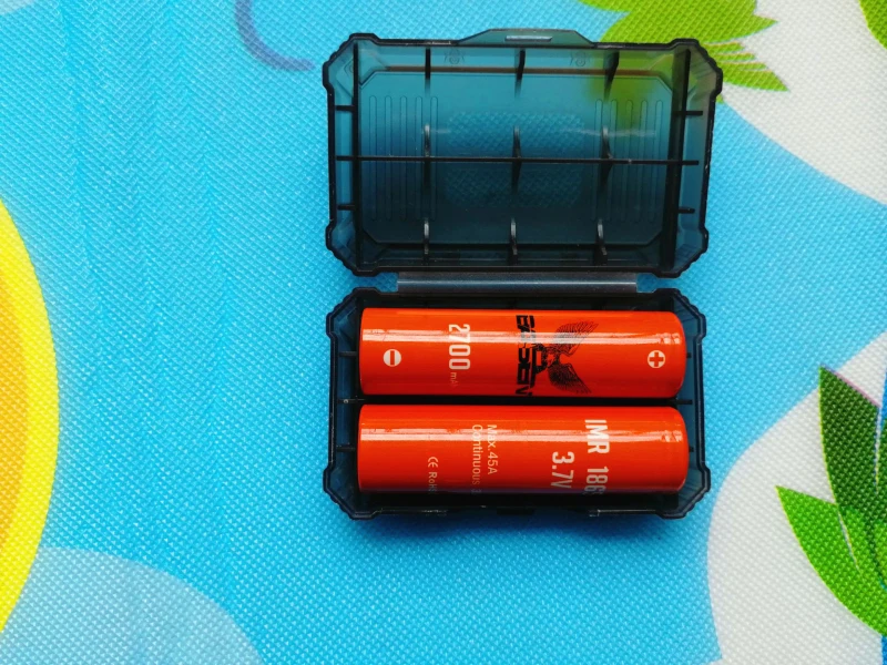 

2pcs High drain BASEN 18650 2700mah 3.7V 45A battery orange Eagle professional Electronic cigarette power lithium batteries