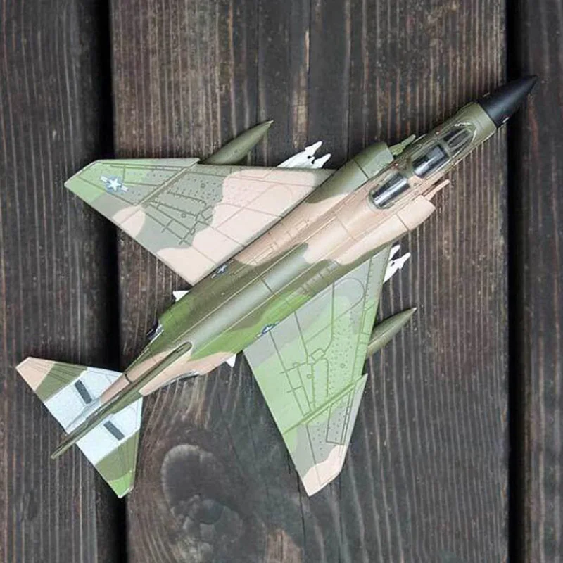 1/144 масштабная F-4C камуфляжная цветная Военная классическая модель самолета, игрушки для взрослых и детей, игрушки для показа