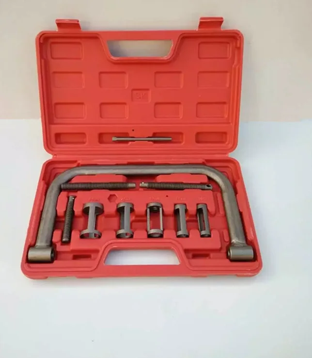 11pcs car automative Valve spring compressor pliers removal tools remover kitsin Tire Repair
