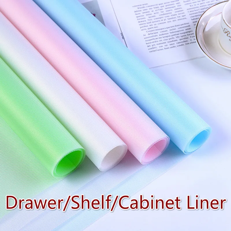 

Cuttable Moth Proofing Drawer Mat Mildew Proofing Kitchen Shelf/Cabinet/Drawer Liner Anti-oil Drawer Pad Anti-Slip Closet Pad