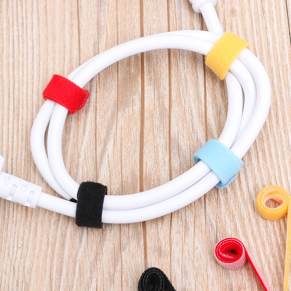 

20Pc Reusable Fastening Cable Winder Organizer Earphone Mouse Ties Management Cable Organizer Wire Protector