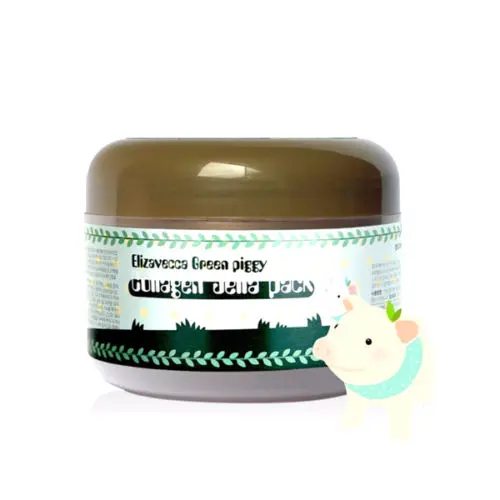 Ceny Elżbiecca mleczna Piggy gazowana maska z gliny bąbelkowej 100g zielona Piggy Collagen Jella Pack 100g Aqua rozjaśniająca maska 100% oryginalna