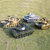 German Tiger 2A6 Battle Simulation Army Military RC Tank 1:18 2.4G Remote Control Tank With Smoke&Sound&BB Bullet&Light Function 5