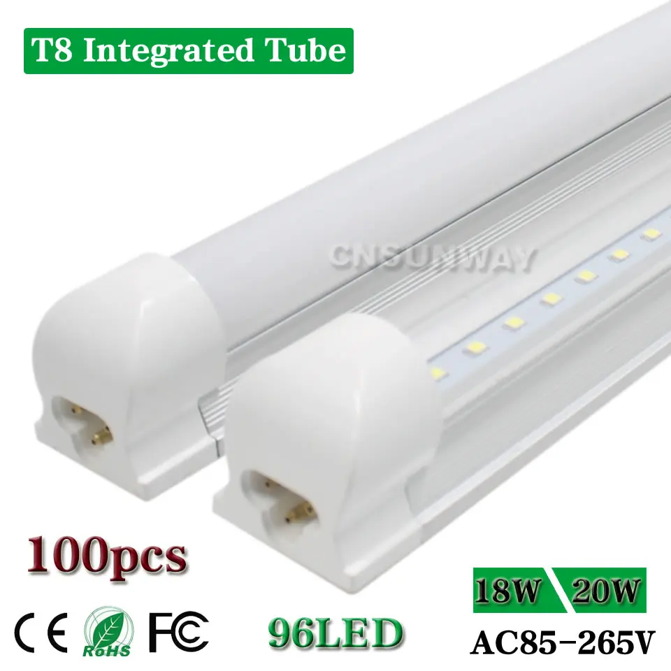 4 Foot Led Lights >> Us 790 0 5 Off Led Tube Bulb Integrated T8 4 Foot Led Lights Clear Milky 48 4ft Shop Garage Cooler Lighting Fixture Lamp 20w 18w Ac85 265v In Led 4 Foot Led Lights >> Us 790 0 5 Off Led Tube Bulb Integrated T8 4 Foot Led Lights Clear Milky 48 4ft Shop Garage Cooler Lighting Fixture Lamp 20w 18w Ac85 265v In Led