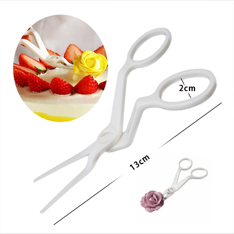 

1Set Piping Flower Scissors+Nail Icing Bake Cake Decorating Cupcake Pastry Tool