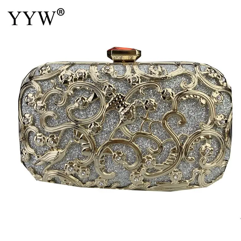 Big Deal  Women Evening Bag Luxury Party Banquet Glitter Bag For Ladies Wedding Clutches Handbag Chain Should