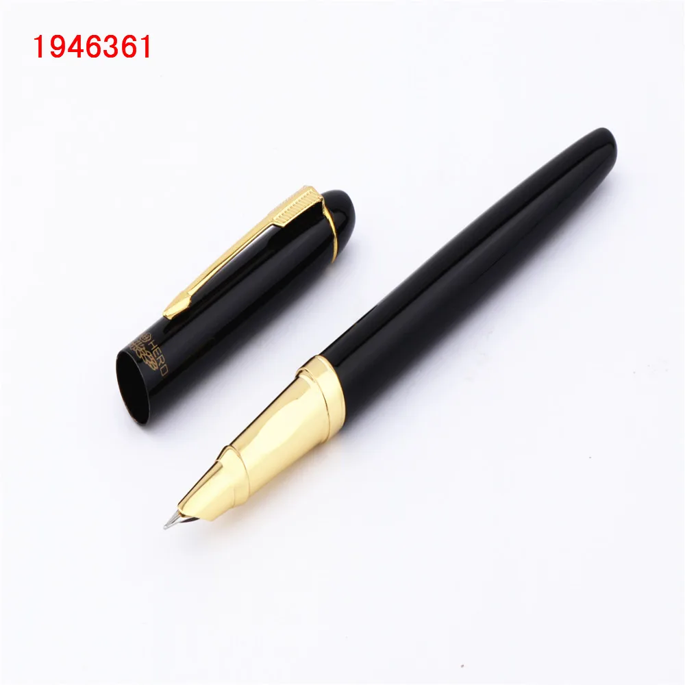 

High quality 7035 Black metal Fountain Pen school & office supplies stationery Elegant Pens For Writing school ink fountain pen
