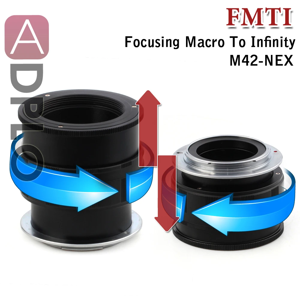 Регулируемый адаптер для объектива Макро до бесконечности подходит M42 Sony E Mount NEX