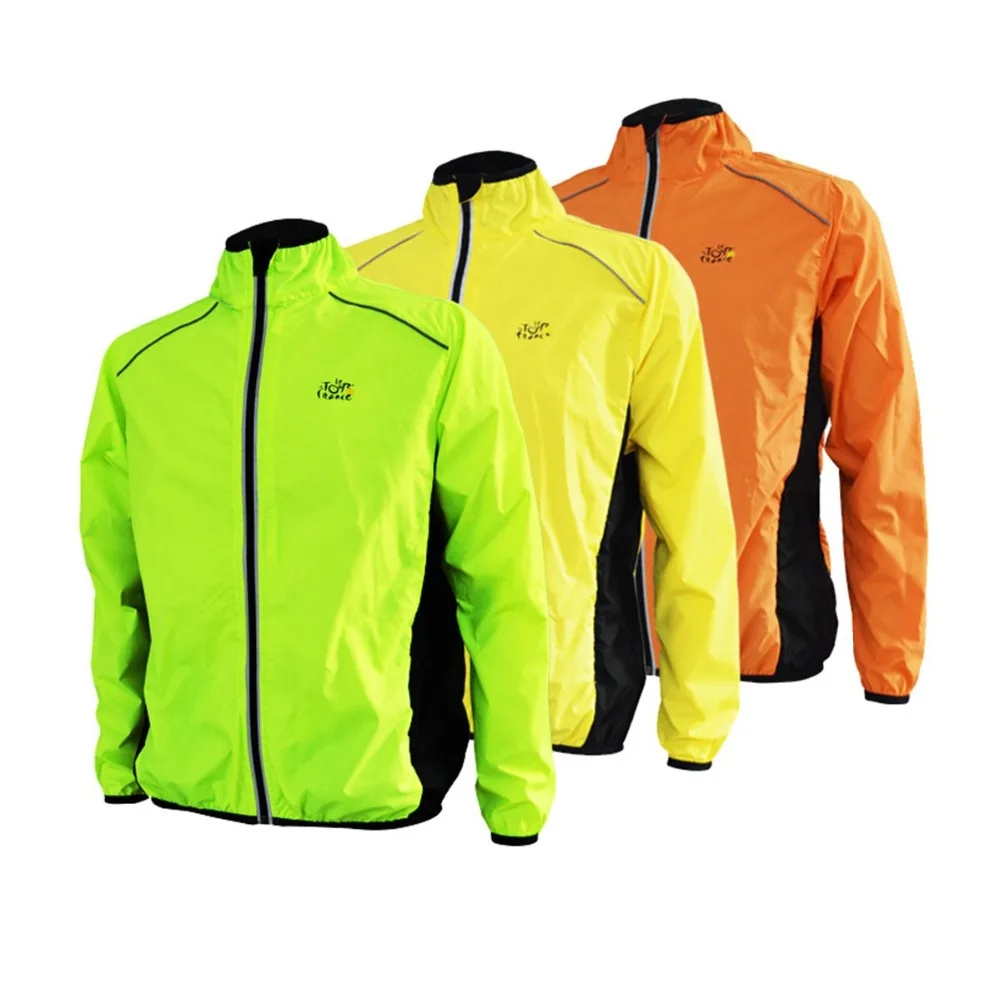 Anytoudoor night Reflective Breathable Men Waterproof Running Jacket