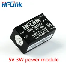 5 шт./партия ac-dc 220 В до 5 В мини изолированный переключающий вниз Модуль питания HLK-PM01