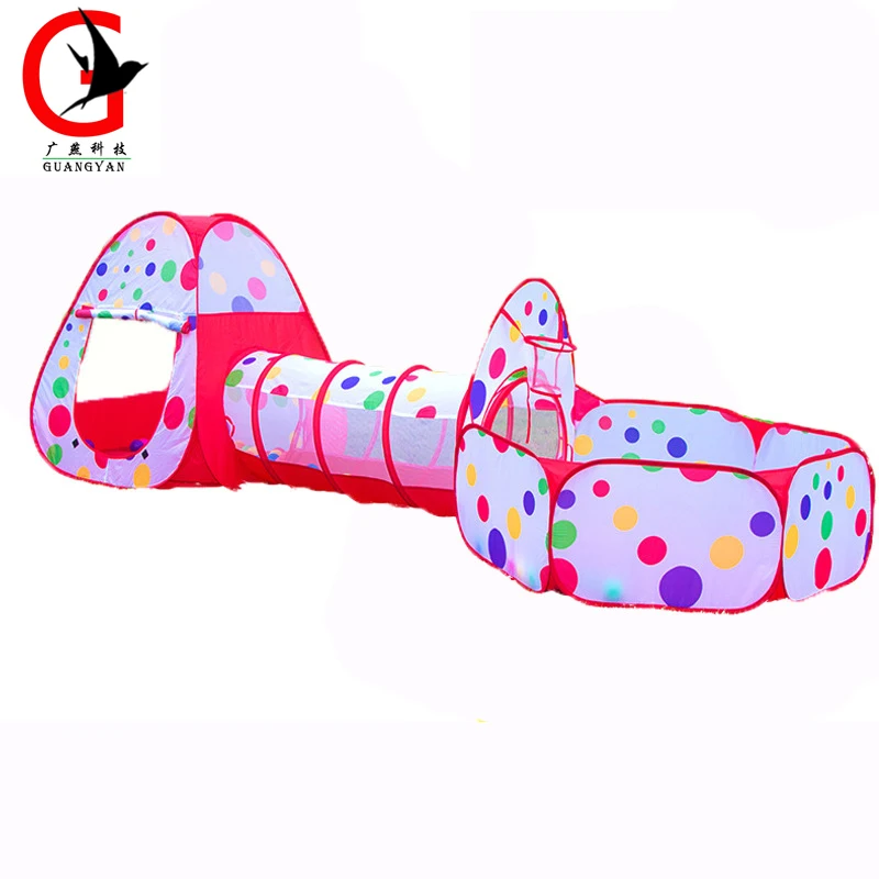 Baby Playpen 3 in 1 Kids Tent Pipeline Crawling Huge Game Play House