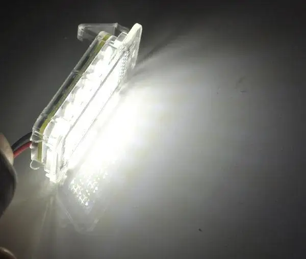 2x SMD светодиодный без ошибок подсветка номерного знака для Ford Focus Fiesta Mondeo
