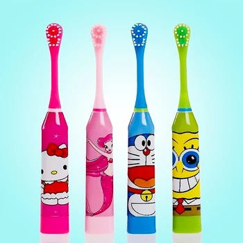 

Children Electric Toothbrush Cute Cartoon Pattern Oral Hygiene Electric Massage Teeth Care Children Kids