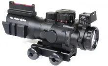 Super Deals Vector Optics Goliath 4×32 Tactical Rifle Scope Fiber Optics Sight Crosshair .223 4/6 Ballistic Reticle