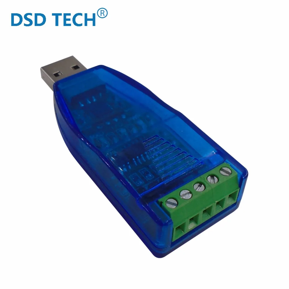 DSD TECH SH-U10 USB к RS485 преобразователь с CP2102 чип совместим Windows 7 8 10 linux mac OS |