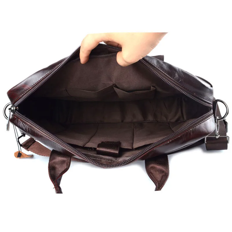 AETOO Genuine Leather Bag Men Bag Cowhide Men Crossbody Bags Men's Travel Shoulder Bags Tote Laptop Briefcases Handbags brown AETOO Genuine Leather Bag Men Bag Cowhide Men Crossbody Bags Men's Travel Shoulder Bags Tote Laptop Briefcases Handbags brown