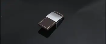 

PU Leather Modern Brown Kitchen Cupboard Cabinet Furniture Drawer Wardrobe Door Handle