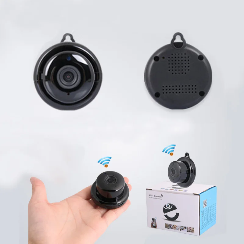 New 1pc 2.8mm Wireless Mini WIFI IP Camera Night Vision Smart Home Security Camcorders US/EU Plug Mayitr