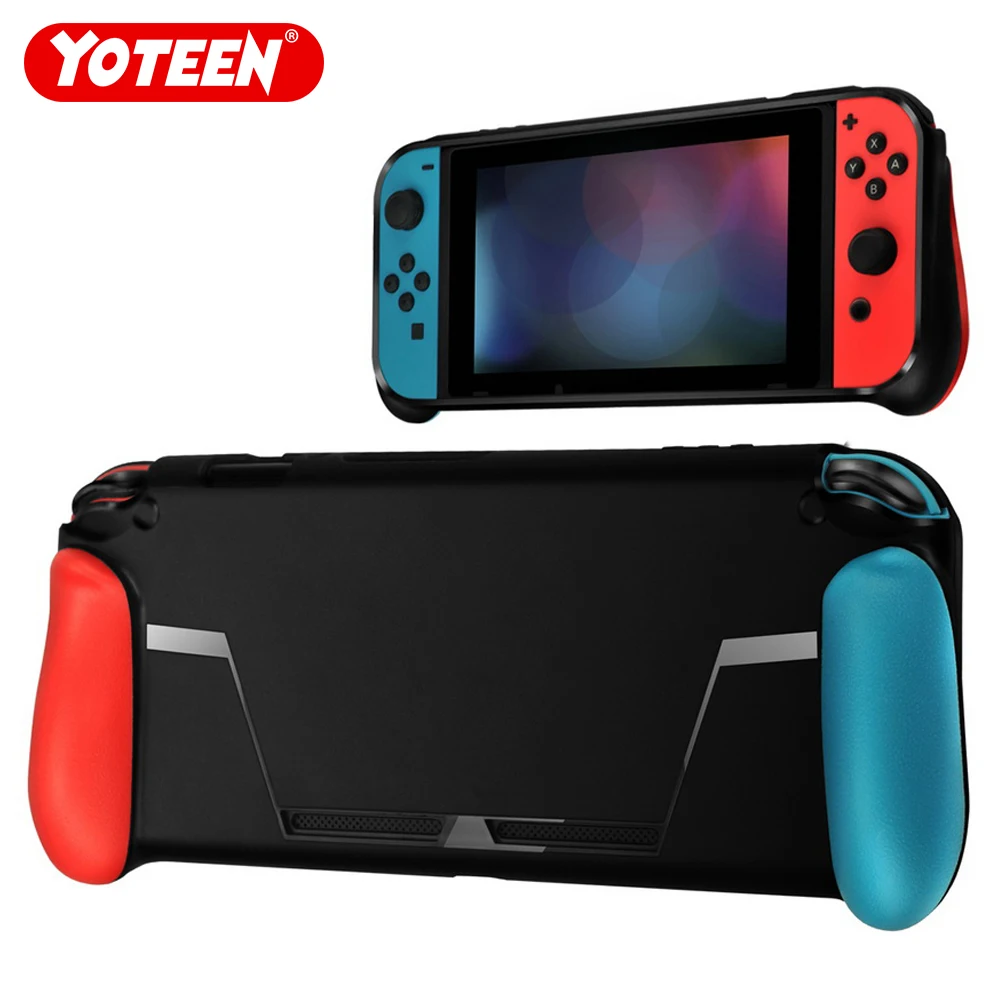 

Yoteen TPU Case for Nintend Switch Protective Card Box Travel Case Cover Shell Replacement Joy-con Hand Grip Full Cover Shell