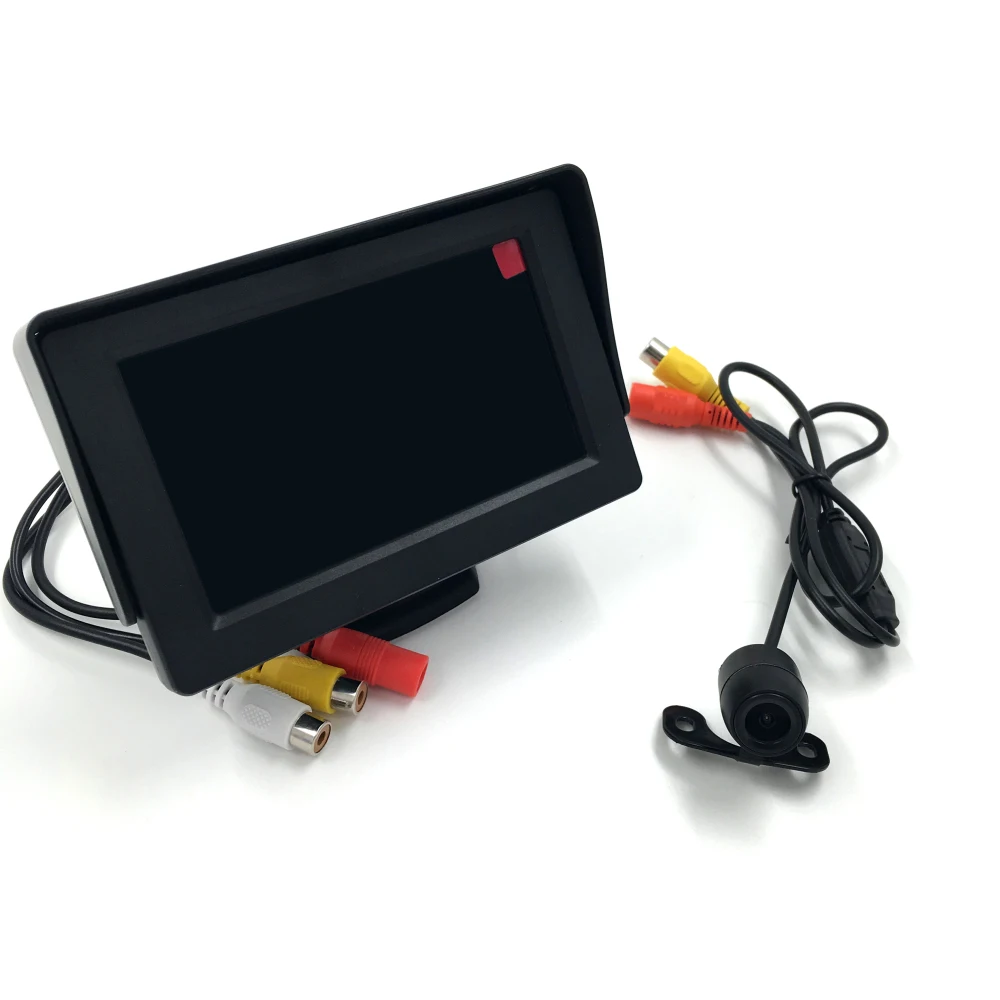 

2 In1 Car Parking System Kit 4.3" TFT LCD Color Rearview Display Monitor + Waterproof Reversing Backup Rear View Camera