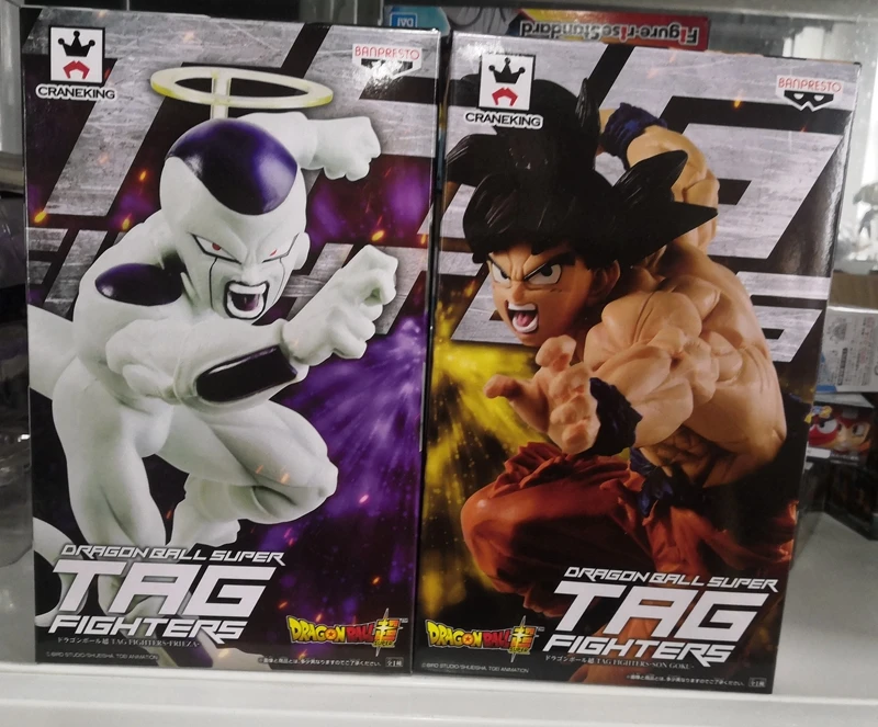 

BANPRESTO Original Dragon Ball Z DBZ Tag Fighters Goku VS Freeza Action Figure Toys Figurals Model Kids Dolls Brinquedos