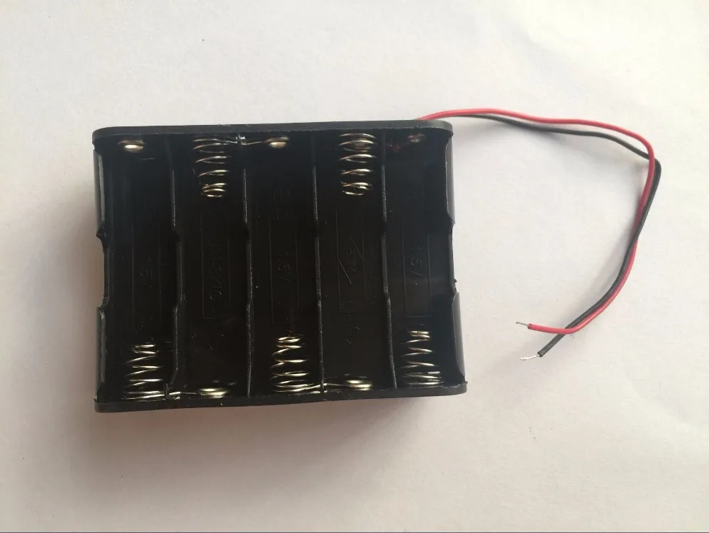 1 шт. дешевые 10X1 5 V AA обратно в пластиковый держатель батареи Коробка для хранения