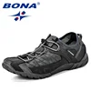 BONA-zapatillas de deporte transpirables para hombre, zapatos informales a la moda, Tenis masculinos, calzado de ocio ► Foto 3/6