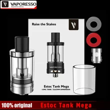 Оригинальный vaporesso estoc бак мега 4 мл Топ Заполнить botoom контроля потока воздуха электронной сигареты распылитель с ЧЕЕ ss и ЧЕЕ Клэптон катушки