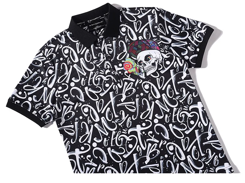 mr.1991inc.& Miss. GO, дизайн, рубашки поло, забавные мужские летние топы, 3d рубашки с принтом черепа, графические 3d футболки поло