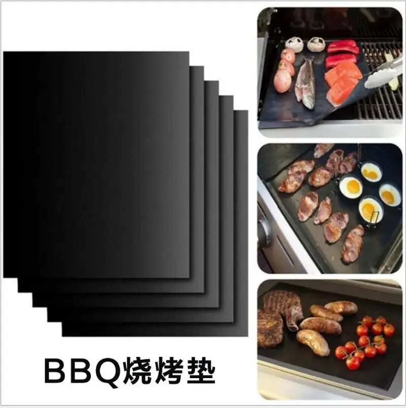 

Barbecue Grill Mat Reusable Non-stick BBQ Grill Mat Teflon Baking Liners Cooking Tools 40 * 30cm BBQ Accessories