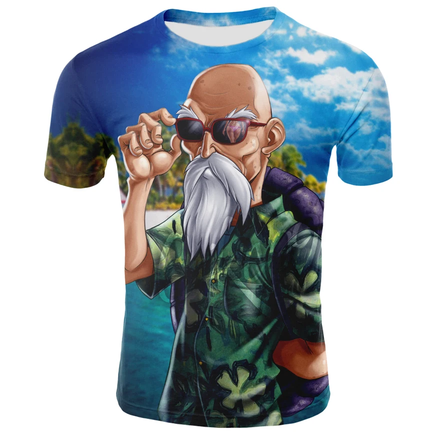 

Dragon Ball Z Leisure T-Shirt Men/Women Summer 3D Printed Goku Funny Short Sleeve fashion men