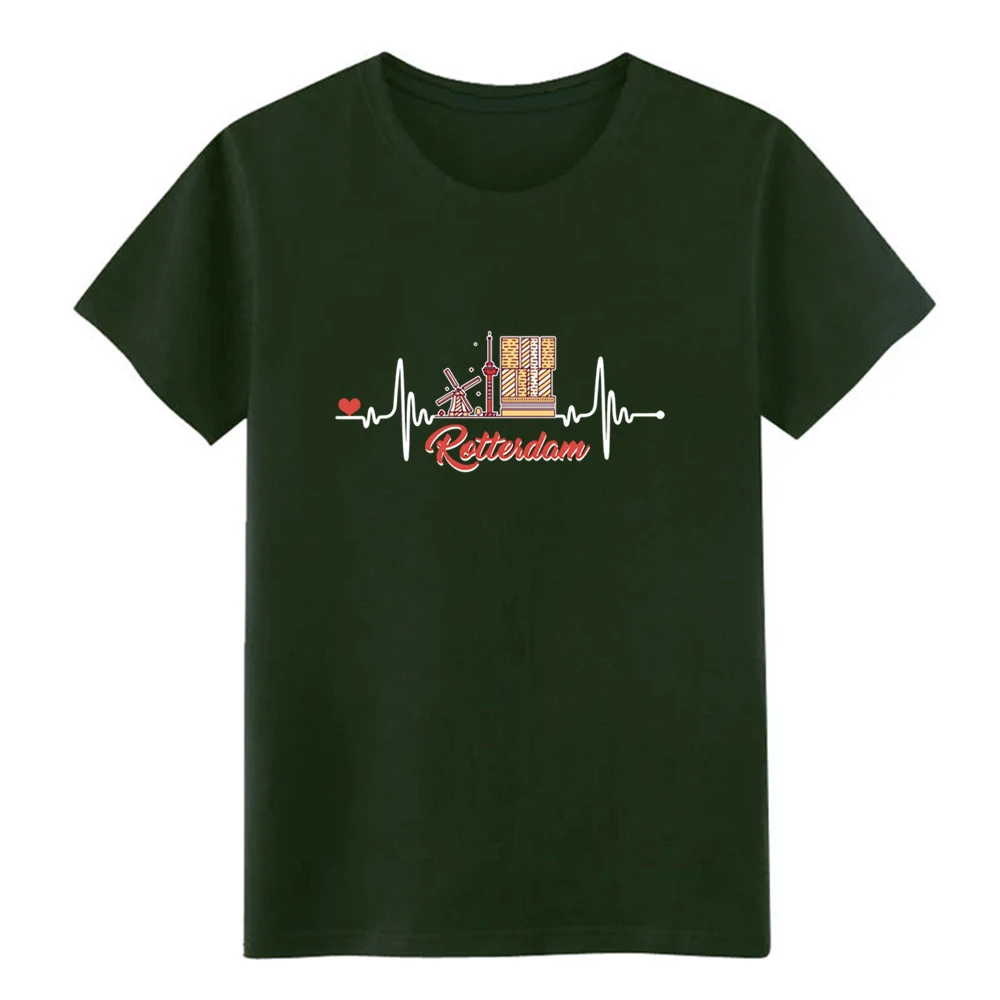 Men s Rotterdam Heartbeat Shirt t shirt Custom Short Sleeve plus size 3xl Letters Gift Humor Summer Style Pictures shirt Men s Rotterdam Heartbeat Shirt t shirt Custom Short Sleeve plus size 3xl Letters Gift Humor Summer Style Pictures shirt