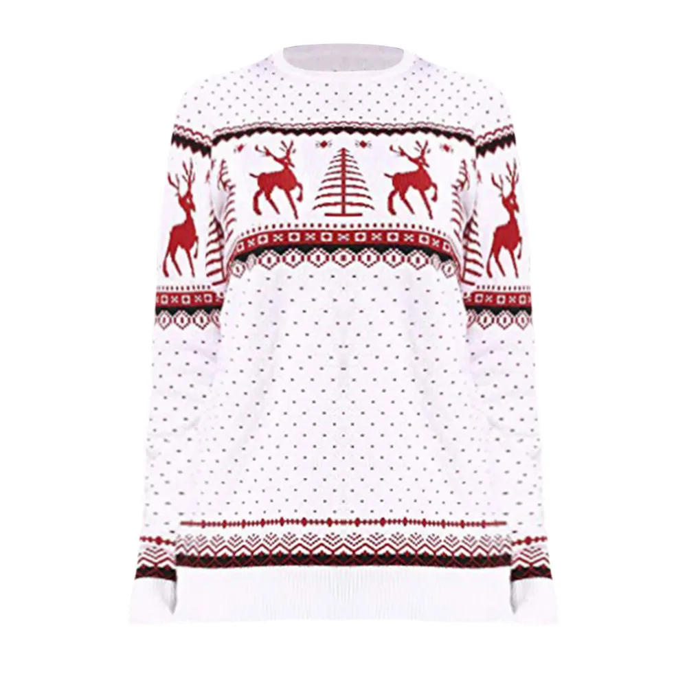Feitong, рождественские Толстовки, Толстовки, женские, повседневные, на молнии, в горошек, с принтом, топы, с капюшоном, свитер, пуловер, sudadera mujer - Цвет: Белый