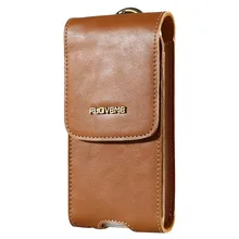 Floveme Mobile Phone Bag Genuine Leather Anti knock Retro Case Full Protective Cover Men Women Generic