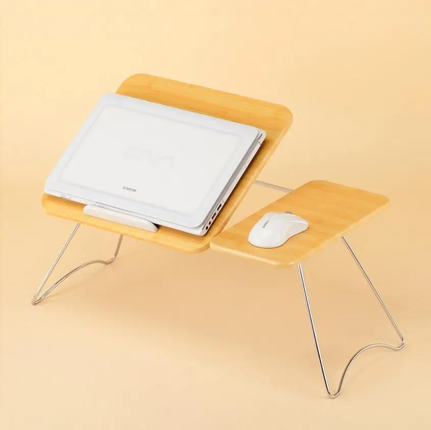 

Fashion Portable Folding Laptop Table wood Picnic Folding Table Laptop Table Stand Computer Notebook Bed Tray SE21