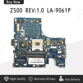 

For Lenovo Ideapad Z500 Laptop Motherboard VIWZ1 Z2 LA-9061P Main Board HM76 DDR3 (DVD Connector 10PIN)