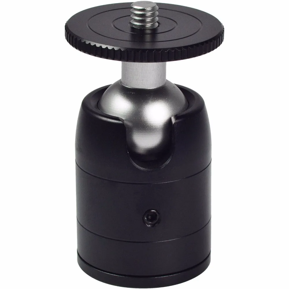 Aluminum CNC 1/4" Screw Mini Swivel Ballhead Camera Tripod Ball Head