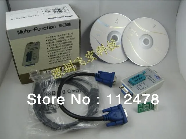 Free Shipping LCD USB Programmer RT809F Serial ISP