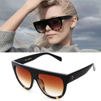 

LongKeeper Fashion Ladies Oversized Cat Eye Sunglasses Women Luxury Brand Designer Big Frame Sun Glasses Female Gafas UV400