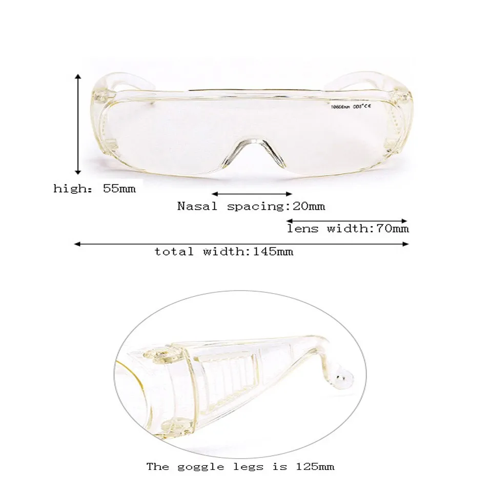 Co2 Длина волны лазера 10600 нм глаза защитные очки для CO2 лазерной гравировки и резки