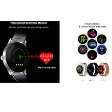 K88H wearable devices mobile watch smart watch men stainless steel stra smartwatch android pulseira inteligente