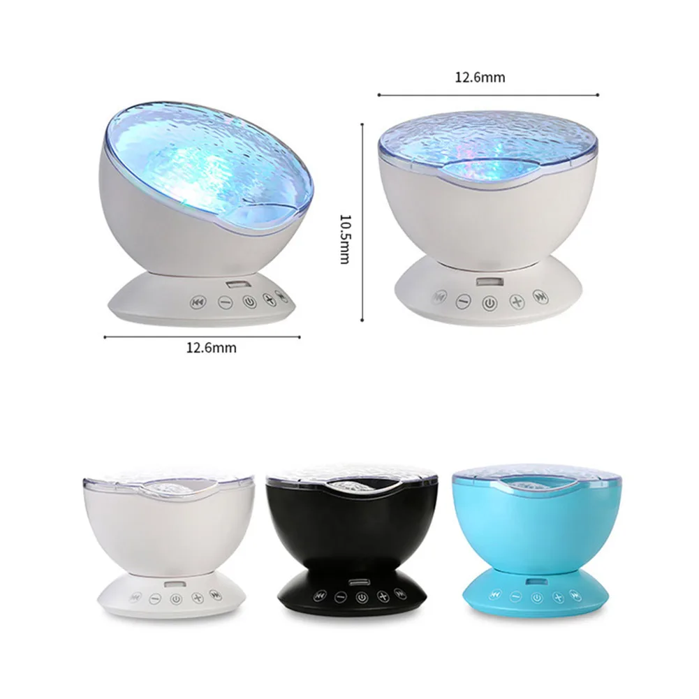 

Home Night Light Projector Lamp 7 Color Light Modes Remote Control for Kids Adults Bedroom Decor _WK
